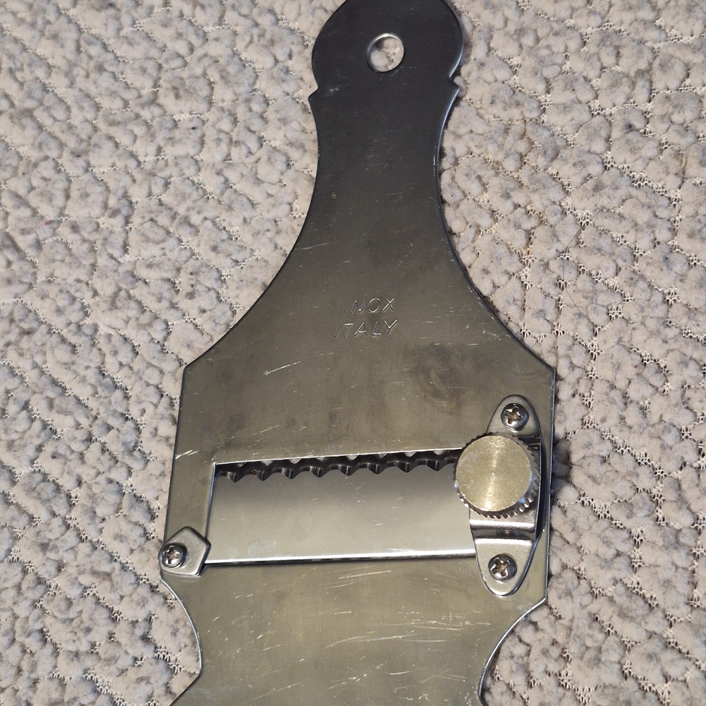 ​Vintage Inox Italy Stainless Steel Rotary Cheese Grater & Slicer